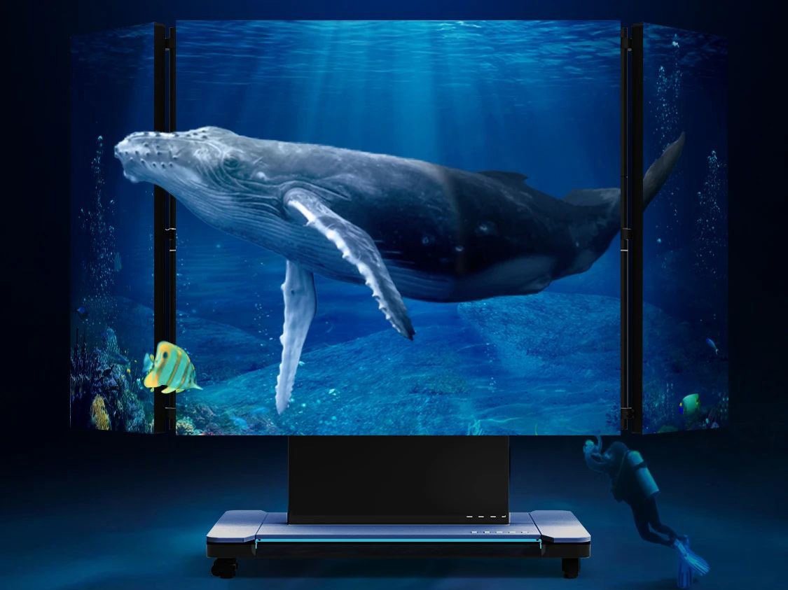 huatihui全新一代3D折叠屏首秀北京教育装备展，开启智慧教育多维交互时代