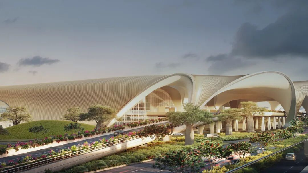 标杆案例 | huatihui圆形显示屏项目落地新孟买国际机场，打造印度首个“全数字化绿色枢纽”